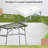 Outdoor Table Cooler,White Folding Ice Cooler Table
