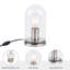 Lampe de table en verre Bendheim-722257804