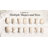 Hexagonal Travertine Stone Finish Italian Design MgO Side Accent Table