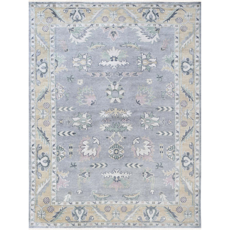 Wool Oriental Area Rug, Rectangle 5' x 8'
