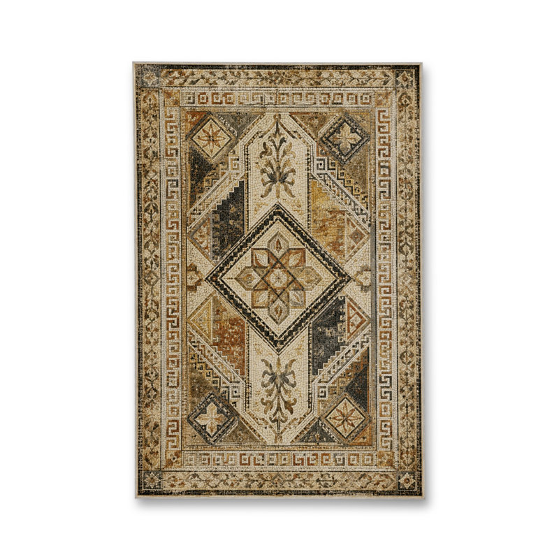 Tapis tissé à la crème Mosso, 2'6" x 4'11"
