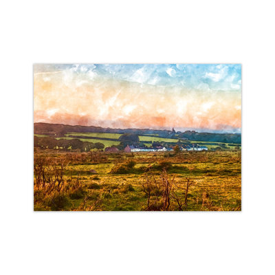 Looking Over Dartmoor Landscape - Print