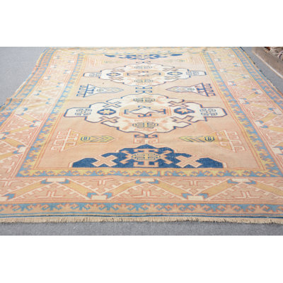 Blue Home Decor Rugs, Statement Rugs, Large Vintage Rugs, Vintage Rugs, Geometric Rug, Turkish Rugs