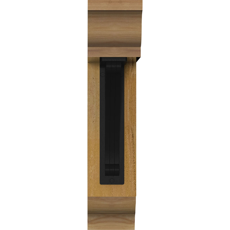 Crawley Traditional Traditional Ironcrest, H 18 po x P 15 1/2 po, 4"W x 4"T Western Red Cedar (Rough Sawn)