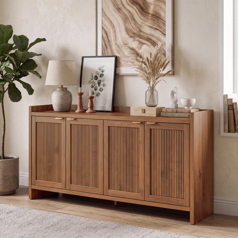Buffet de 160 cm avec rangement, Brown