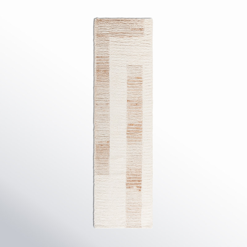 Tapis en laine, Tapis de couloir 2 pi 3 po x 8 pi