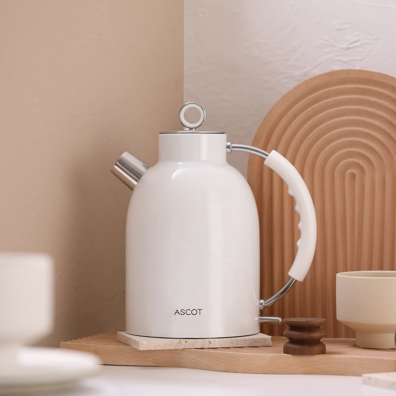 Bouilloire électrique 1,5 L 1500 W, Blanc