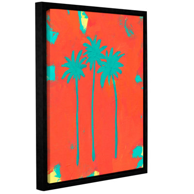 «Three Palms» par Jan Weiss - reproduction d'art sur toile