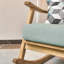 Chaise berçante en bois de frêne