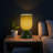 9" Modern Glass Table Lamp with E12 Base & In-Line On/Off Switch – Compact Accent Lighting for Bedroom or Living Room-1946501691