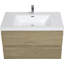Meuble-lavabo flottant 36 po avec lavabo, meuble-lavabo mural moderne 36 po avec lavabo en résine et tiroirs à fermeture en douceur-1593710046-1593710049