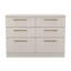 Fully Assembled Akaneden 6 Drawer 112Cm W Double Dresser-67380759