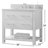 Winsor Keri 36" Single Bathroom Vanity-2016325881