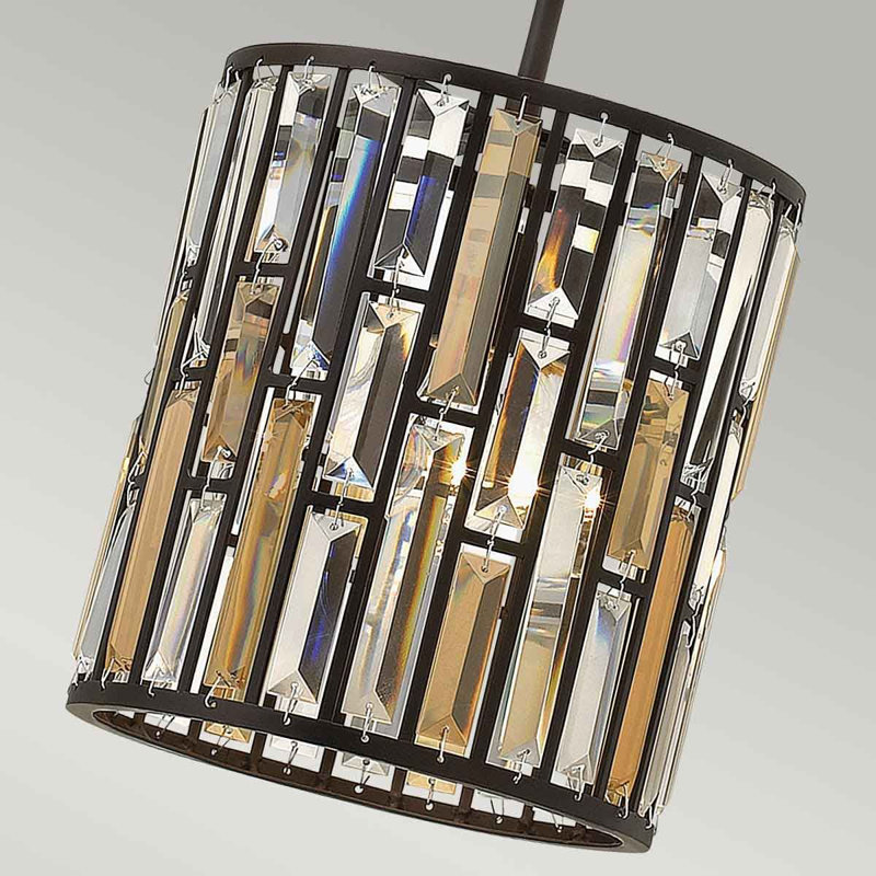 Ernberg 1 - Light Drum Pendant, Vintage Bronze