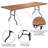 Marcott Rectangular Wood Folding Event Table-43075563