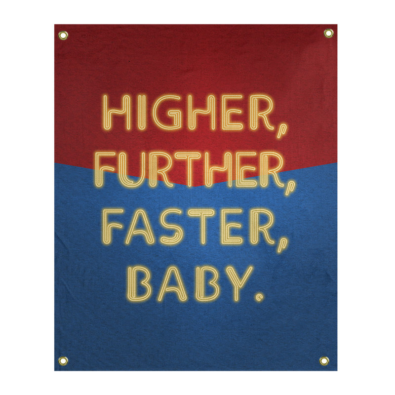 Tapisserie citation à femme en polyester, H 80 po x l 59 po