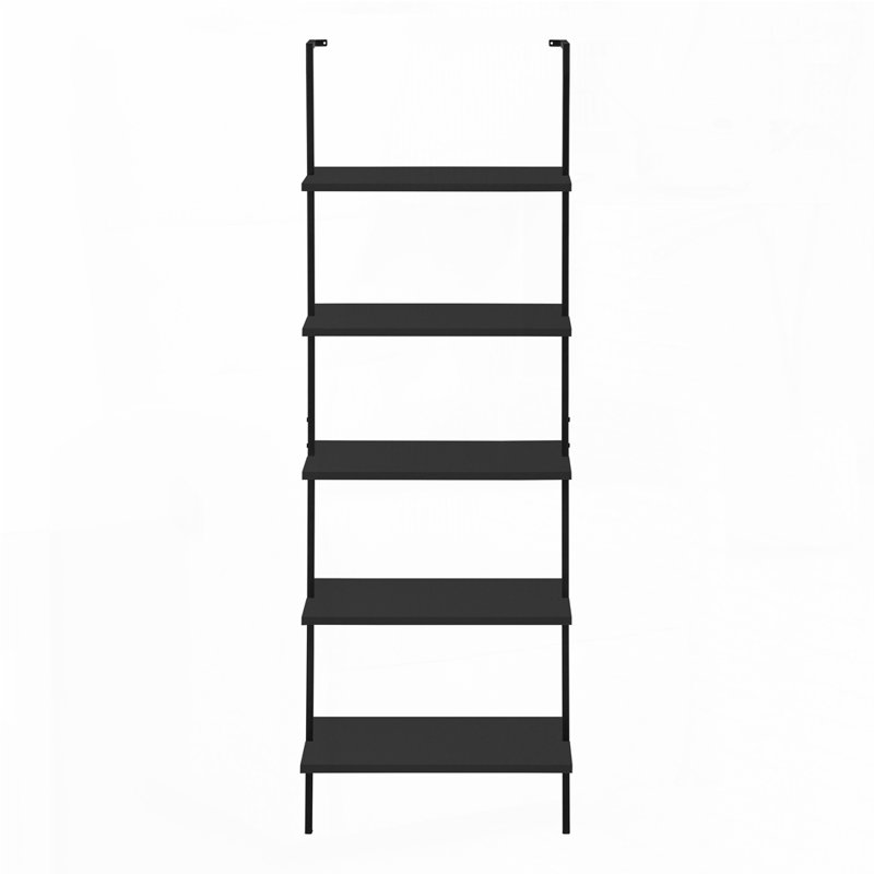 Bookshelf for Bedroom 5 Shelf, Black