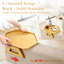 Plateau d'accoudoirs pour canapé, table avec accoudoirs pour canapé, plateau pour accoudoirs pour canapé et collations pliable, bureau latéral à pince pour les essentiels du salon, (bois)-130096206