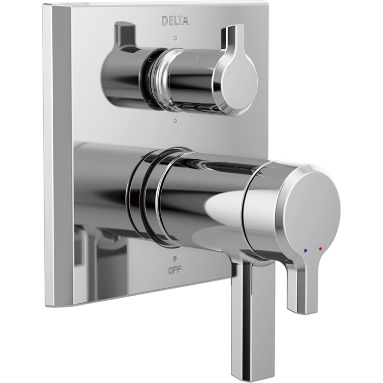 Pivotal Tempassure Valve Trim with 3-Setting Integrated Diverter