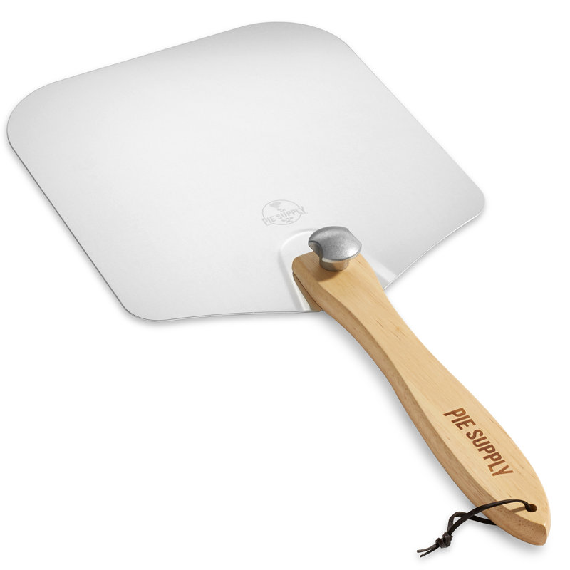 Pie Supply Aluminum  Pizza Peel, 25" H x 12" W