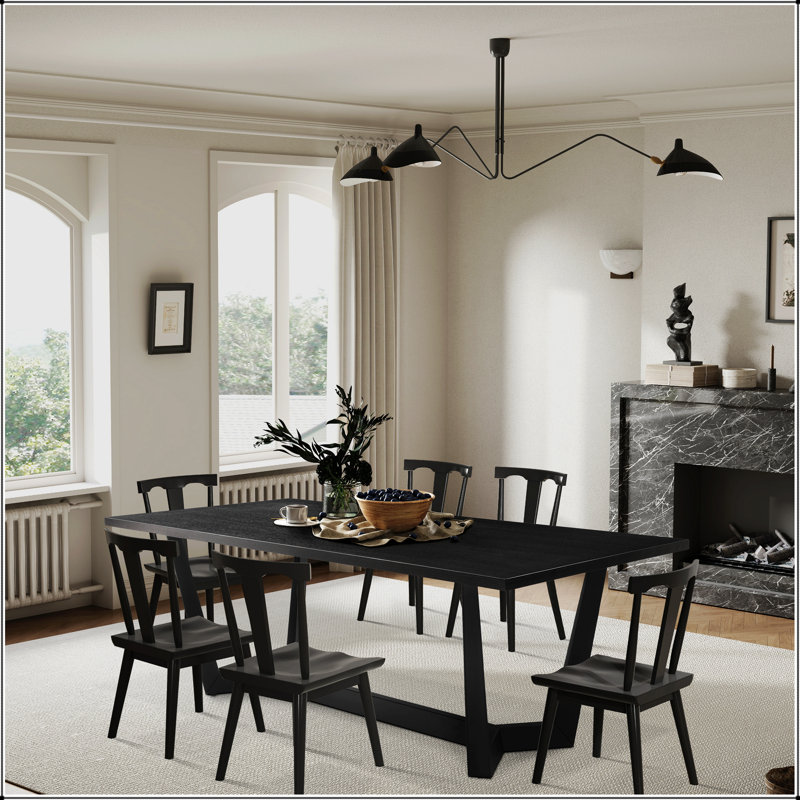 Table de salle à manger rectangulaire