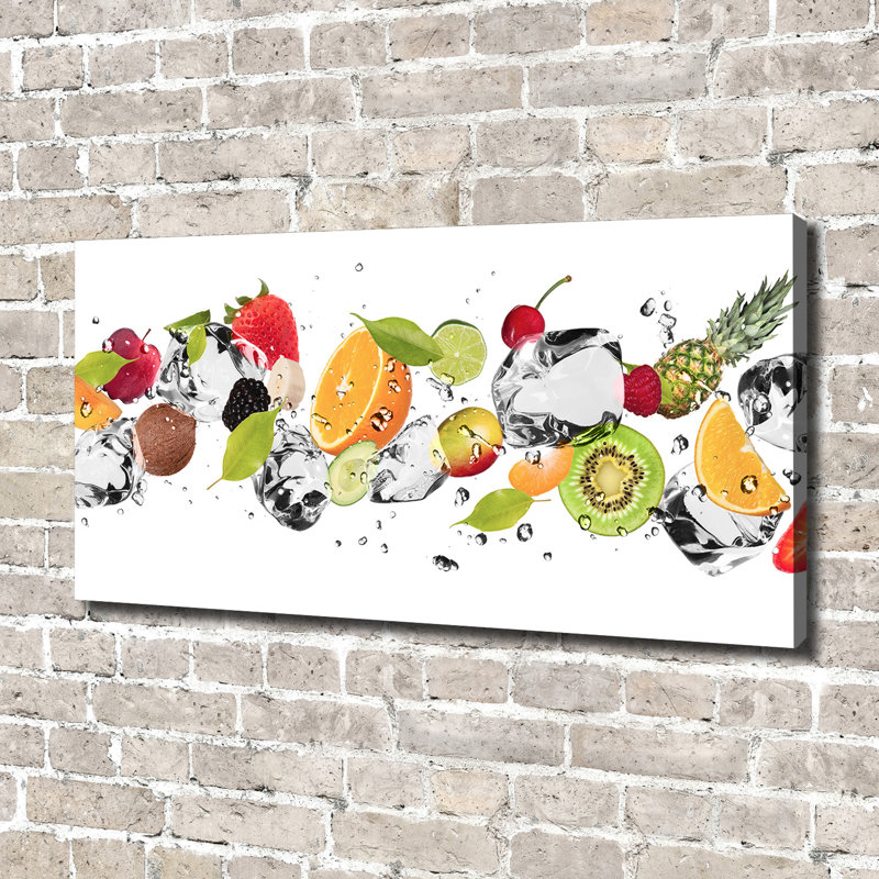 Fruit And Water - Wrapped Canvas Print