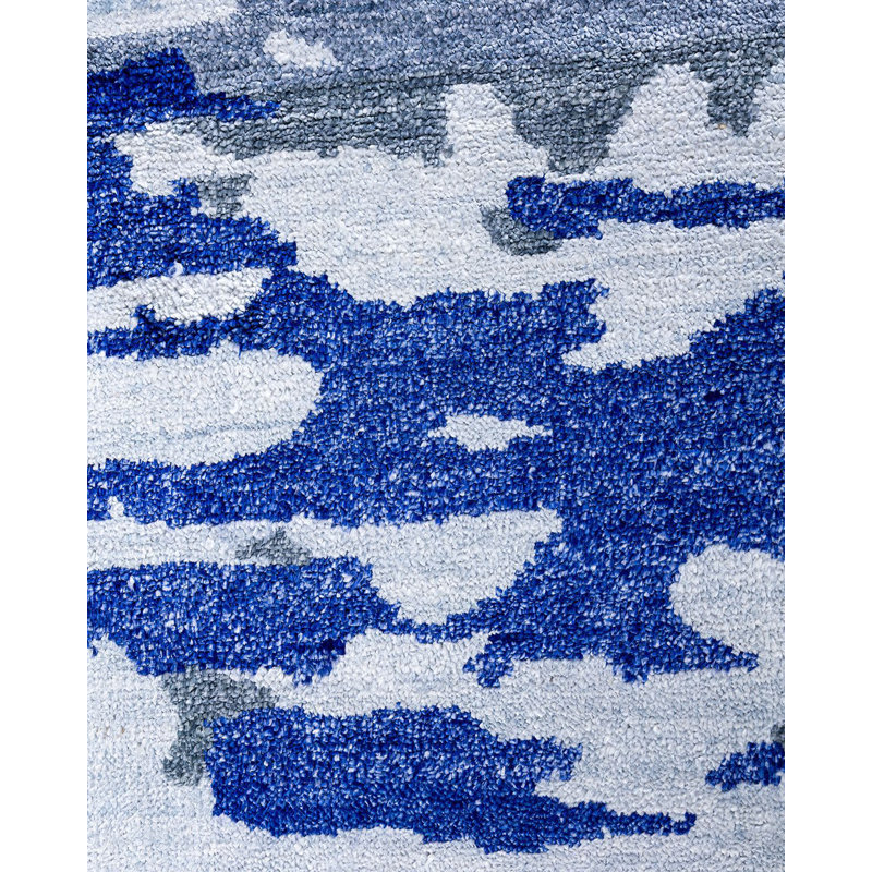 Overdyed One-of-a-Kind 9'2" x 12' Hand Knotted Area Rug