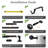 Einstein 1" Adjustable Industrial Pipe Black Curtain Rod Rust Resistant Ceiling Or Wall Mount For Windows-1032130115