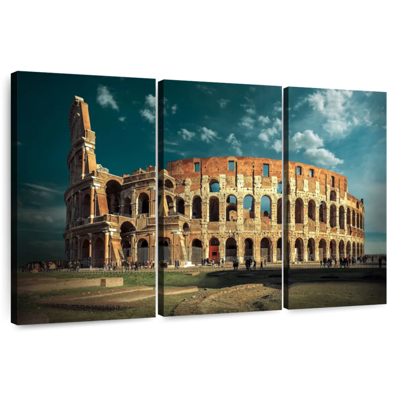 Sebbie Colosseum Sunlit à Rome, H 28 po x l 45 po