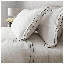 Ensemble de housse de couette en lin blanc à double bord brodé-102361534-102361536