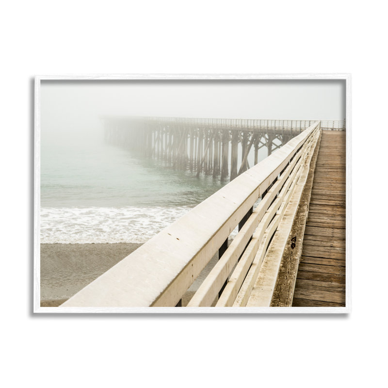 "Stupell Industries Ocean Pier", reproduction d'art sur toile par Danita Delimont, H 16 po x l 20 po x P 1,5 po