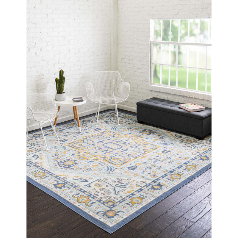 Joshette Oriental Indoor Rug, Square 8'