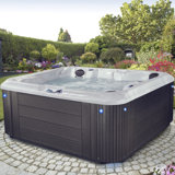 Aqualife Atlas 5-6 Person 92-Jet Acrylic Lounger Hot Tub With Ozonator And Steps