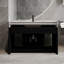 Meuble-lavabo flottant avec lavabo encastré, meuble-lavabo mural pour petite salle de bain, appartement-695145777