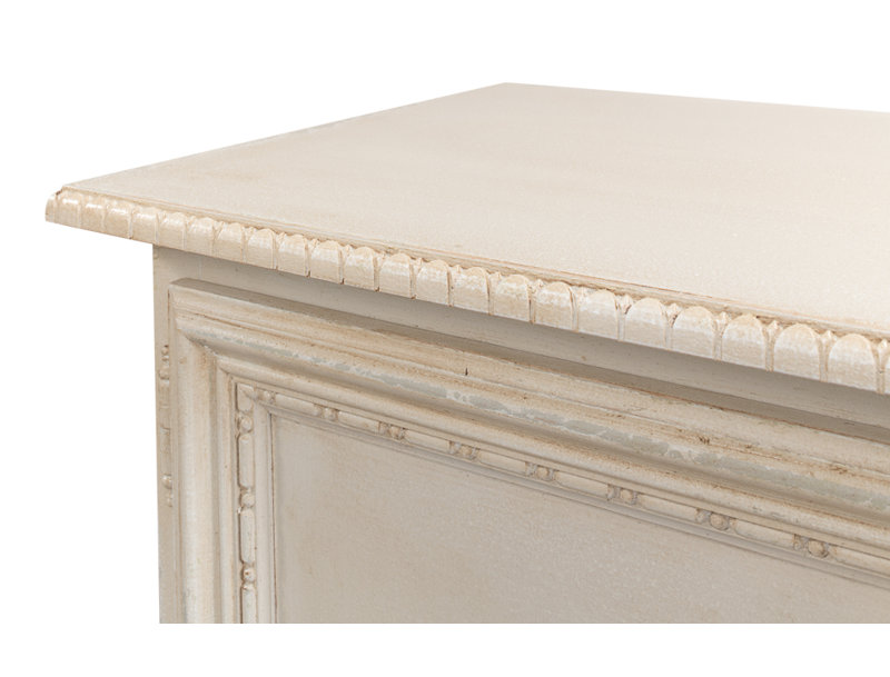 Forsythe 42'' W Solid Wood Sideboard, Bright Lime White