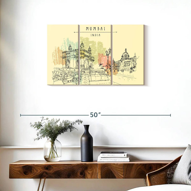 Rorry Mumbai, 20" H x 33" W