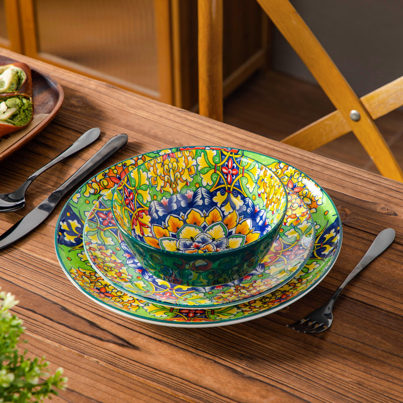 Stoneware Dinnerware Set 12 Piece - Service for 4