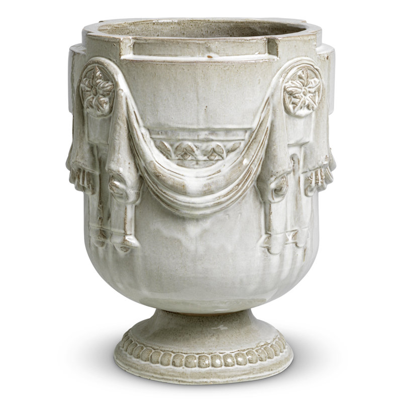 Outdoor Planter Chandler Light Grey Finish