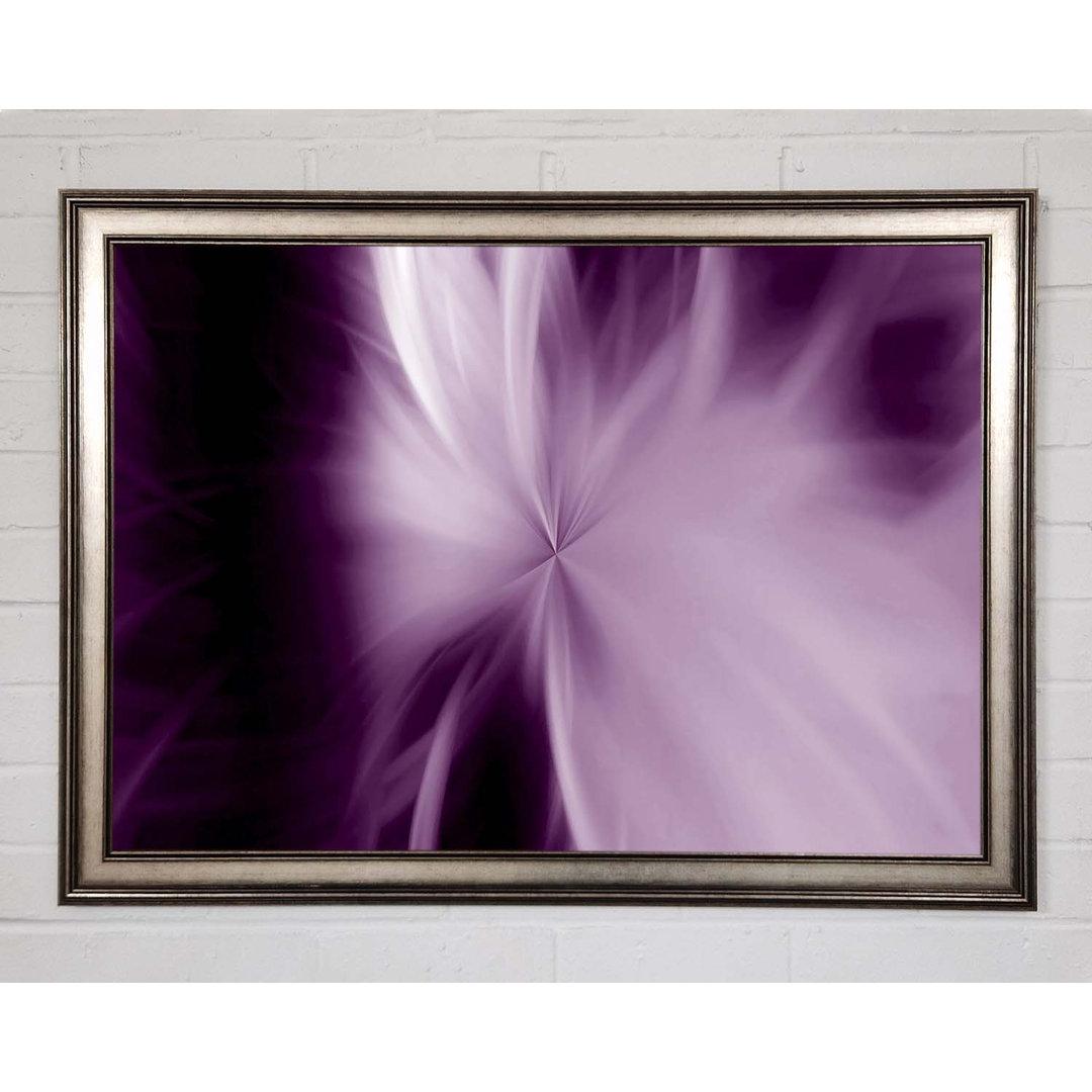 Gerahmtes Wandbild Celestial Core Purple