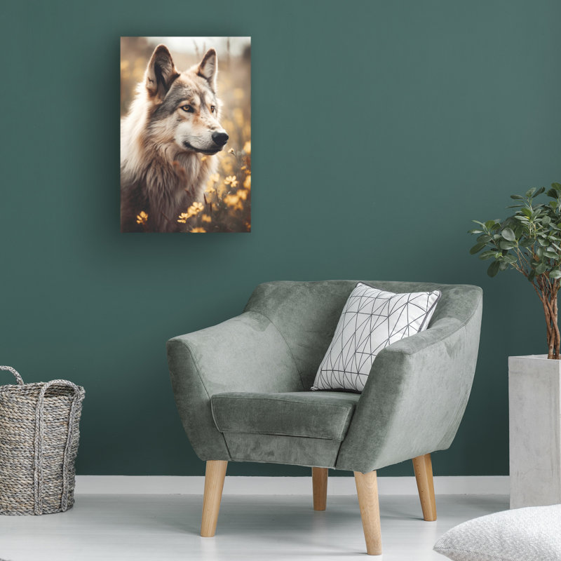 Art sur toile de lévrier bolologien, H 32 po x l 22 po