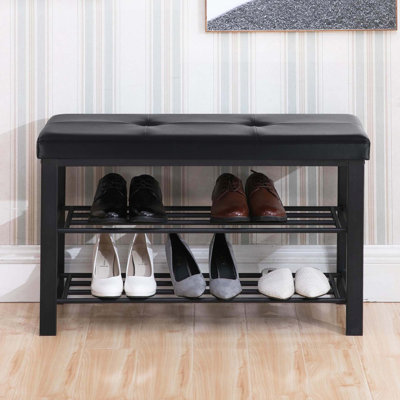 Étagère à chaussures rembourrée Bordon