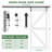 84'' with Installation Hardware Kit Barn Door-87233119-86180076