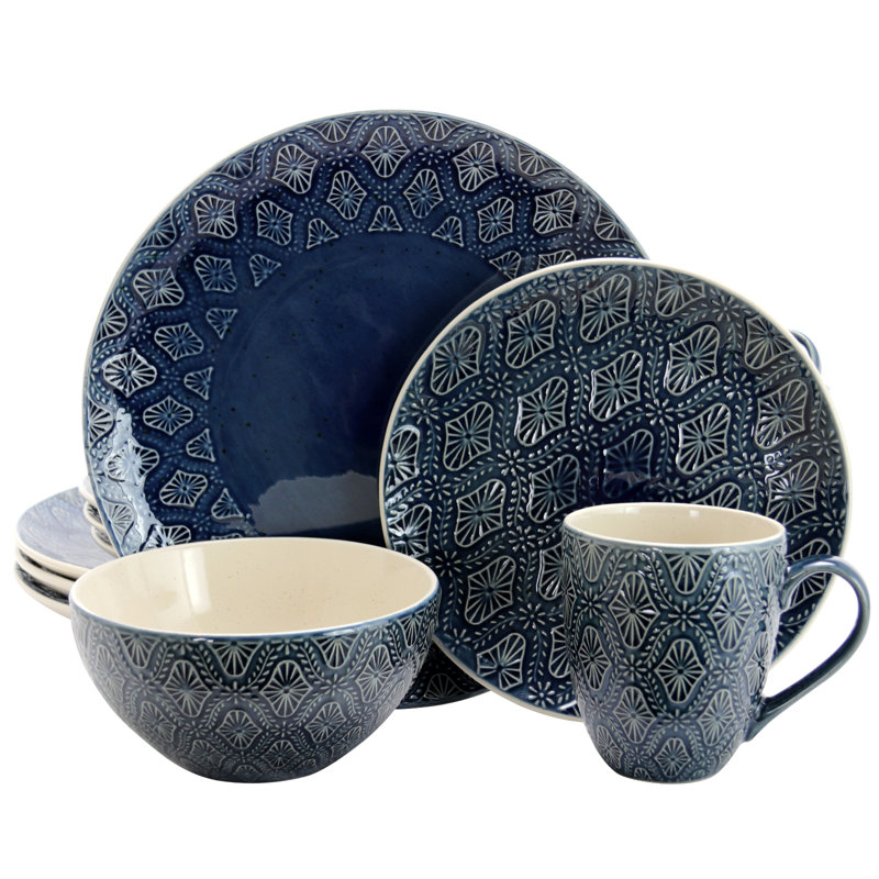 Braley Piece Stoneware Dinnerware Set - Service for 4