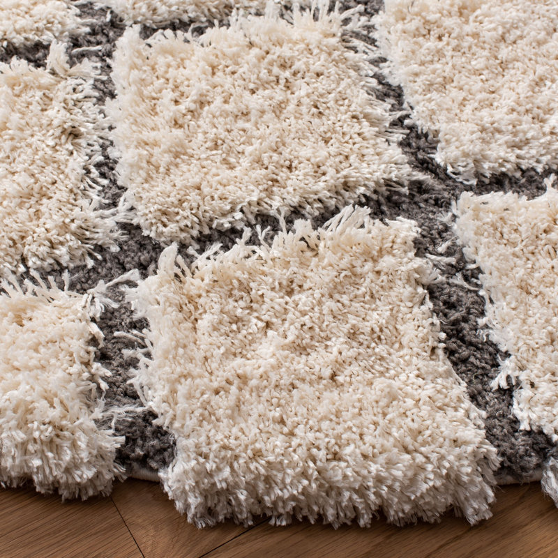 Performance Geometric Rug, Round 6'7"