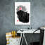 «Lune Rouge» par Pechane, art mural sur toile-836339747
