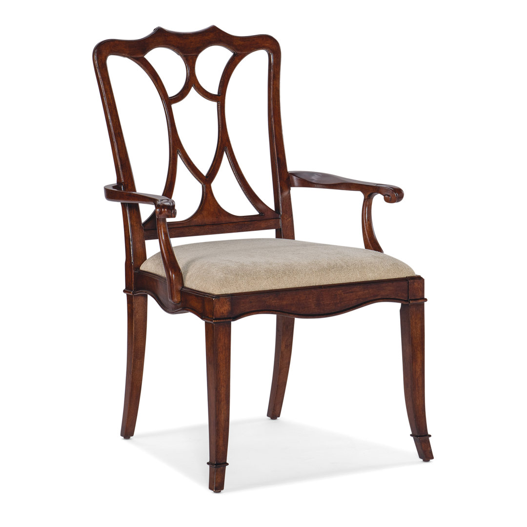 Charleston Queen Anne Back Dining Chair (Set of 2) Hooker Furniture Frame 