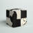 Radica 18" Animal Print Pouf Ottoman