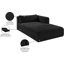Chaise longue en velours côtelé Carmean Performance-1254310527