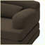 Causeuse convertible 2 places en velours côtelé Canapé-lit futon convertible (brun)-133235363-133235372