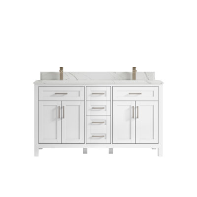 Ensemble de meuble-lavabo double 60 po